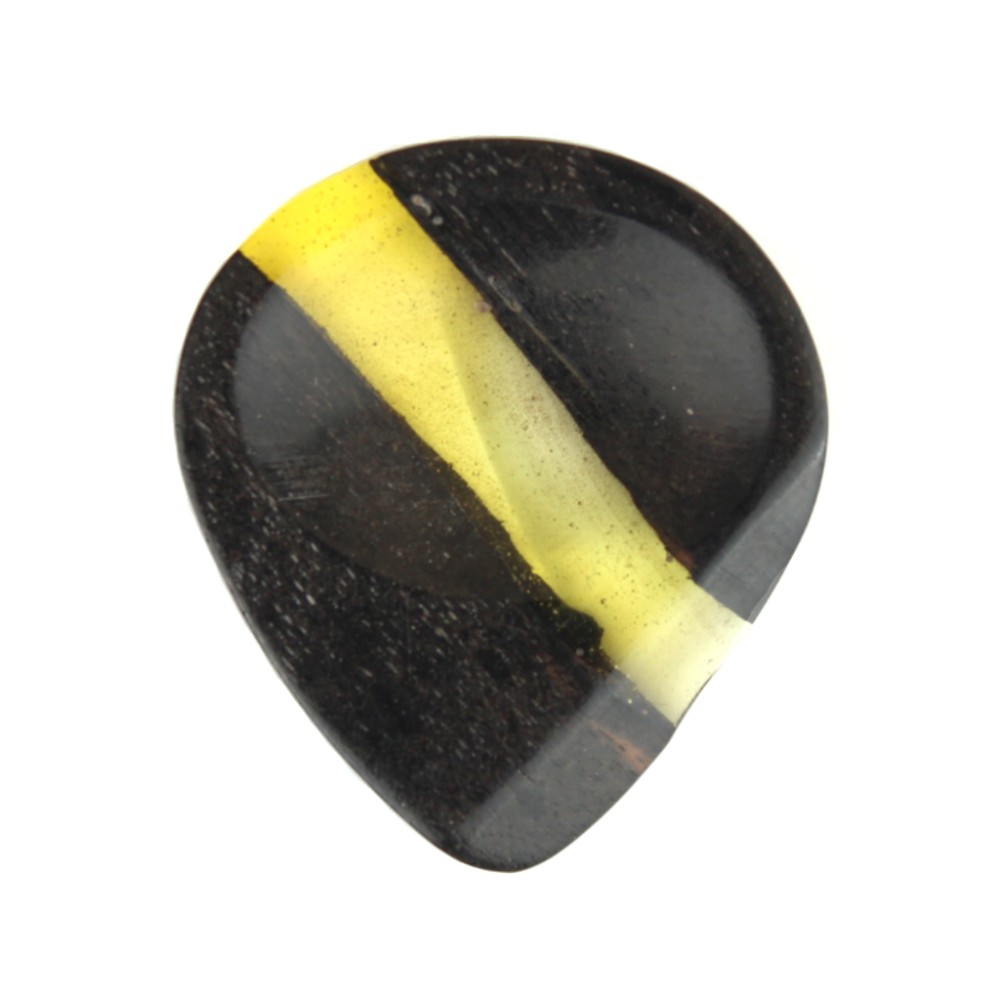 River Tones Ebony Groove Gold Resin 1 Pick - Timber Tones